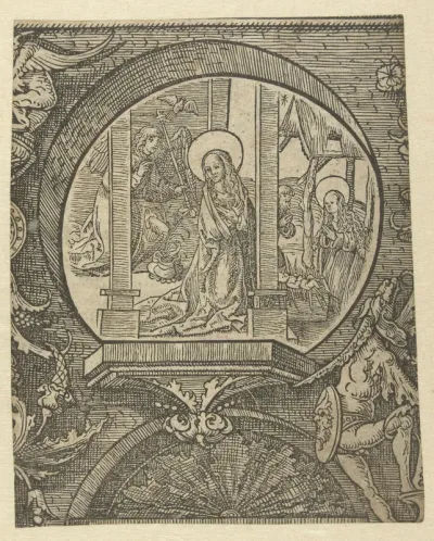 De verkondiging en geboorte van Christus