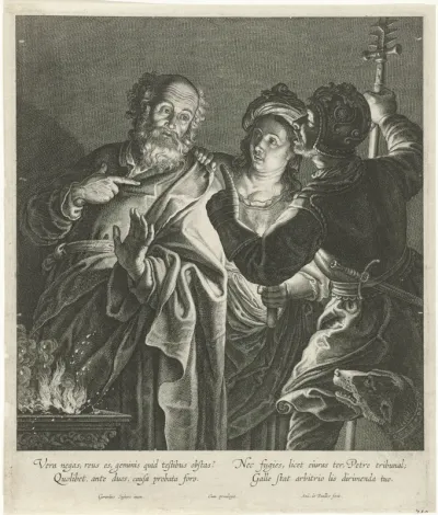 De verloochening van Petrus