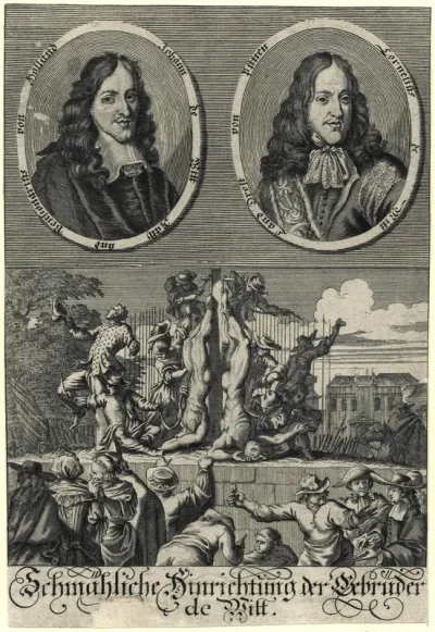 De verminking van de lichamen van de gebroeders De Witt, 1672