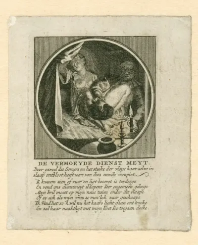 De vermoeyde dienst meyt (The Tired Maidservant)