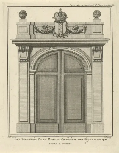 De vernieuwde Raampoort te Amsterdam