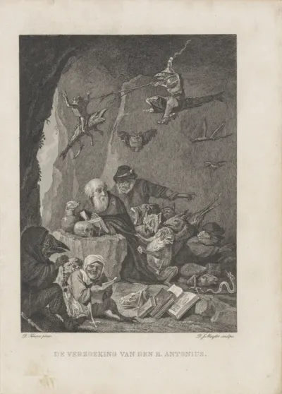 De verzoeking van den H. Antonius
