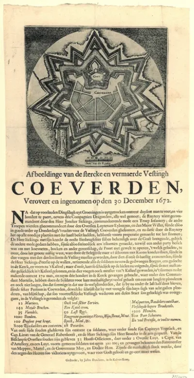 De vesting van Coevorden, 1672
