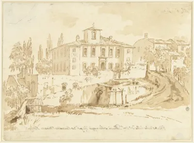 De villa van Cavaliere Galbarri te Rimaggio