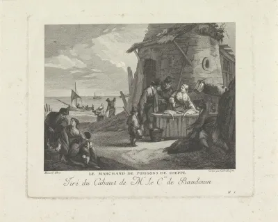 De visverkoopster