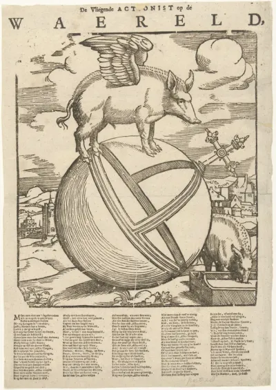 De Vliegende Actionist op de Wereld, 1720