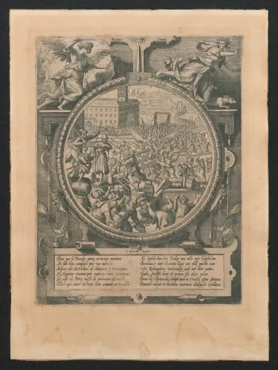 De vlucht van de Duitse troepen op 2 augustus 1577