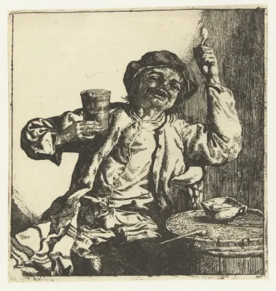De vrolijke drinker