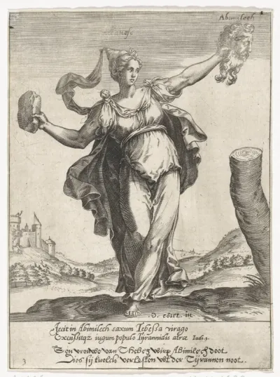 De vrouw uit Tebez met het hoofd van Abimelech