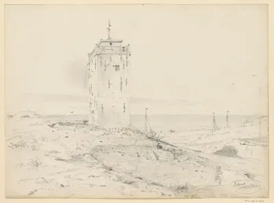 De vuurtoren te Katwijk aan Zee