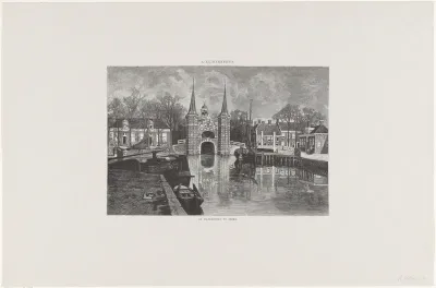 De waterpoort te Sneek