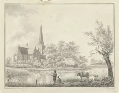 De Wiel achter de kerk van Raamsdonk