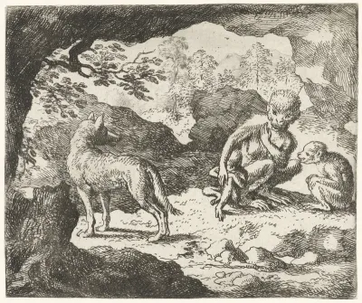 De wolf in het hol van de aap