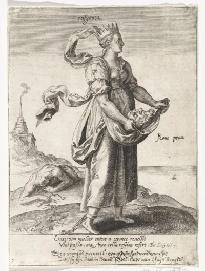 De wraak van de vrouw van de Galliër Orgiago