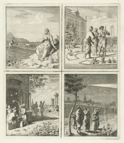 De zaaier / Stadstuin / Vergankelijkheid / Sterren kijken