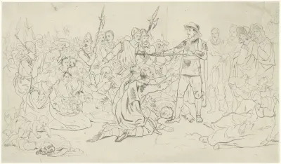 De zelfopoffering van burgemeester Pieter van der Werff, 1574
