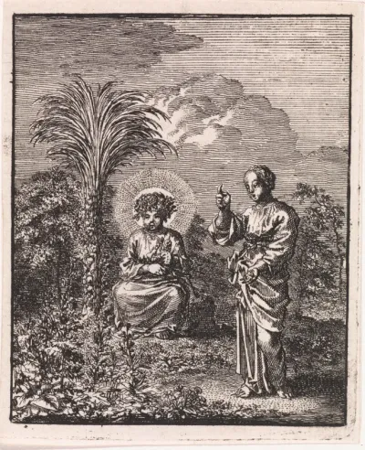 De Ziel met Jezus in beschouwing van het ontluikende groen