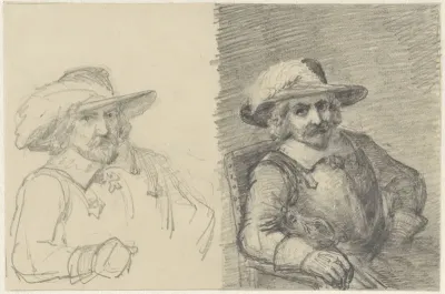 De zittende krijgsman