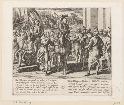 De zonen van Lara bieden aan Ruy Velazquez te vergezellen op zijn veldtocht tegen de Moren