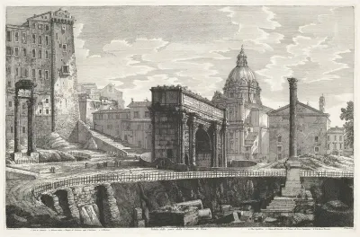 De Zuil van Phocas op het Forum Romanum