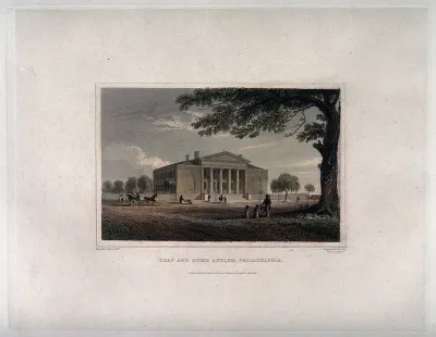 Deaf and Dumb Asylum, Philadelphia: panoramic view