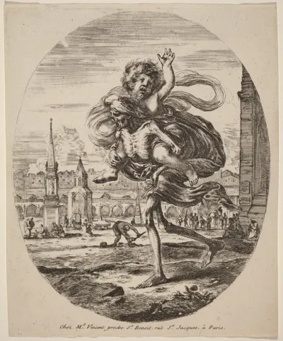 Death Carrying a Child to the Left