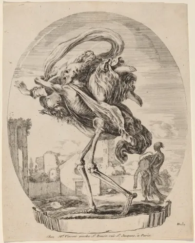 Death Carrying a Woman, probably