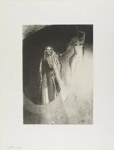 Death: It is I Who Make You Serious; Let Us Embrace Each Other, plate 20 of 24