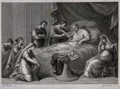 Death of Constantius, father of the emperor Constantine
