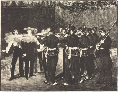 Death of Maximilian at Queretaro (L'executionde Maximilien)