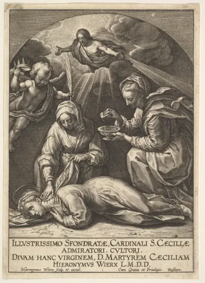 Death of St. Cecilia
