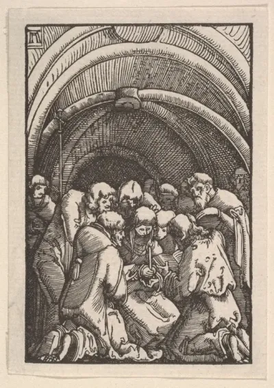Death of the Virgin, from "The Fall and Salvation of Mankind Through the Life and Passion of Christ"