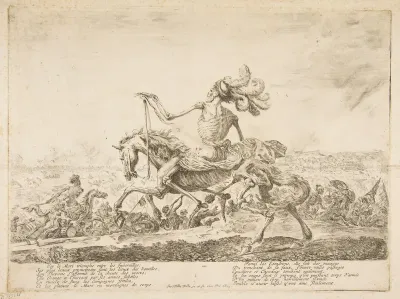 Death on a Battlefield, from "The five deaths" (Les cinq Morts)