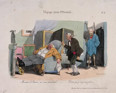 Death pays a visit to a baron