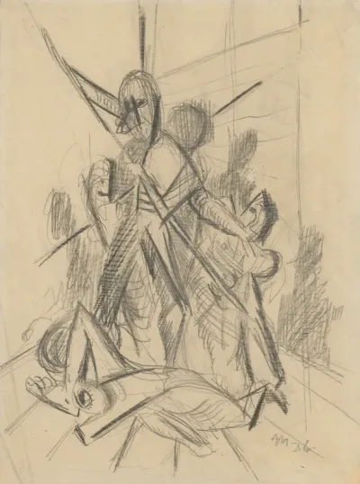 Death (Study for the Painting Bartholomew's Night)