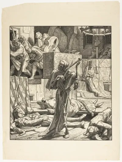 Death the Strangler, The First Outbreak of Cholera at a Masked Ball in Paris, 1831