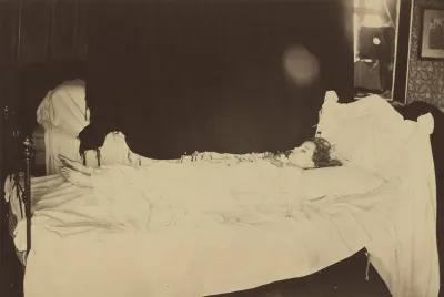 Deathbed Study of Adeline Grace Clogstoun