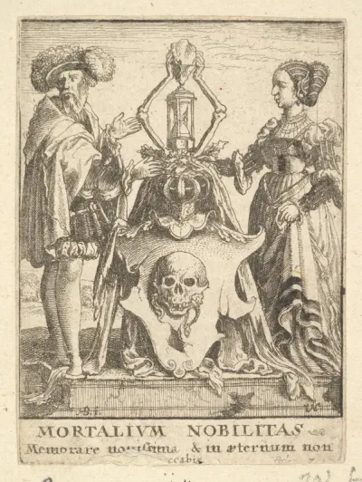 Death's coat of arms, from "Dance of Death"
