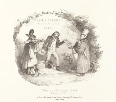 Débit d'Albums avec Procédés nouveaux (New Methods for the Sale of Lithograph Albums)