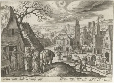 December: Jozef en Maria worden geweigerd bij de herberg