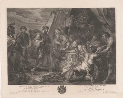 Decius Mus bij de uitlegging van de haruspices
