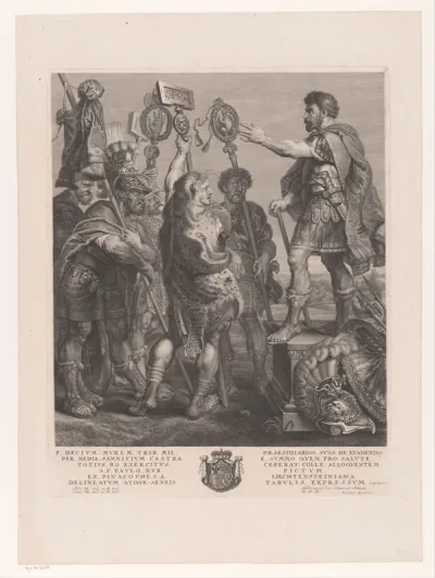 Decius Mus vertelt de soldaten over zijn droom