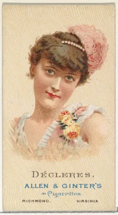 Décleres, from World's Beauties, Series 2 (N27) for Allen & Ginter Cigarettes