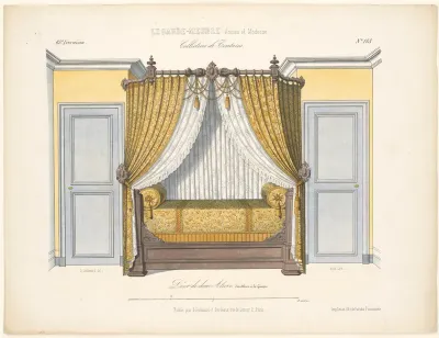 "Décor de demi Alcove", aus: Le Garde-meuble