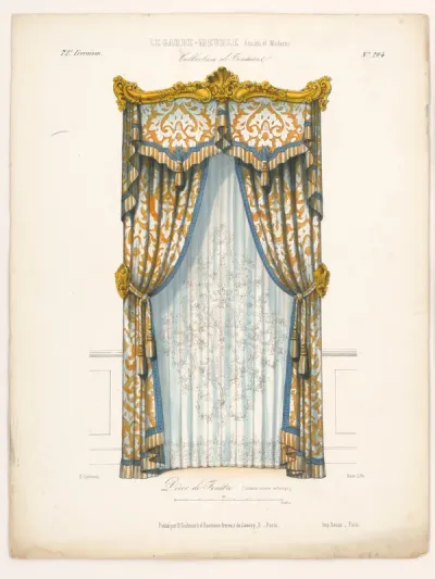 "Décor de Fenétre. (Galerie cuivre estampé)", aus: Le Garde-meuble