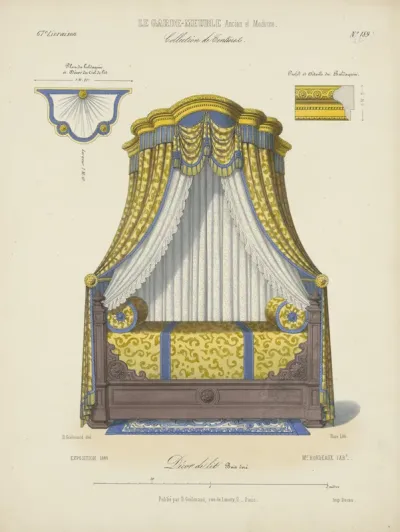 "Décor de lit", aus: Le Garde-meuble