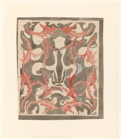 Decoratief ontwerp met diermotieven