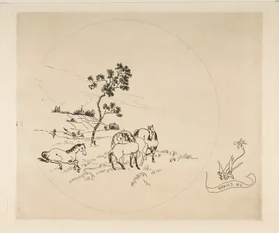 Decoration for a Plate: A Field