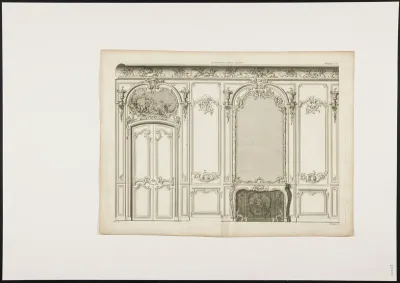Decoration of a salon