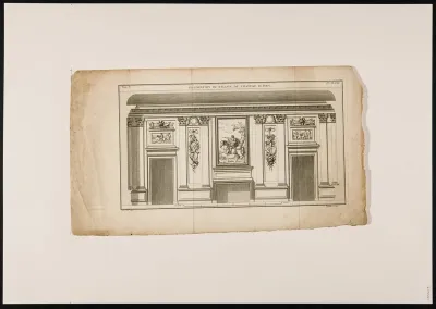 Decoration of the room at Issy Castle